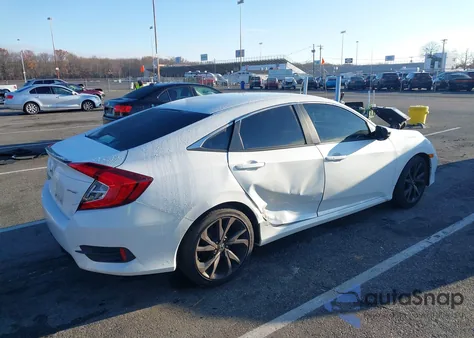 2019 Honda Civic Sport from USA, damaged, VIN 2HGFC2F80KH538756